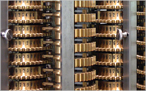London Science Museum's replica difference engine, built from Babbage's design (CC) Carsten Ullrich