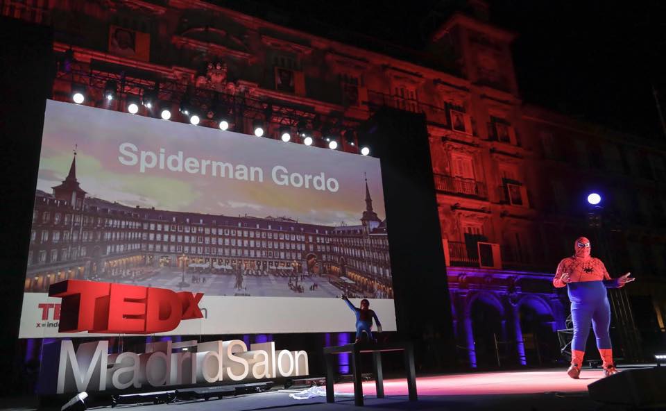 TED Spiderman Gordo Madrid 2017