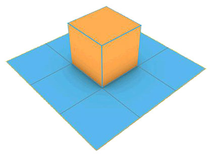 Un problema geométrico sobre el envoltorio de un cubo con papel