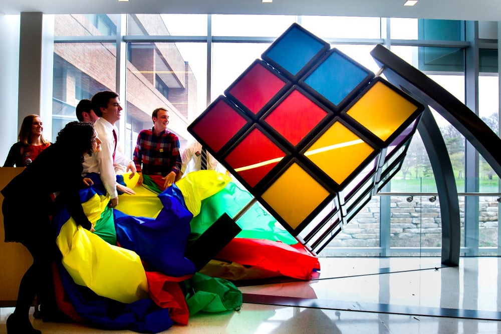 Un cubo de Rubik gigantesco / Universidad de Michigan