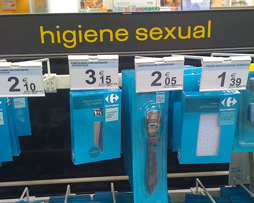 Higiene sexual en el «Carreful»