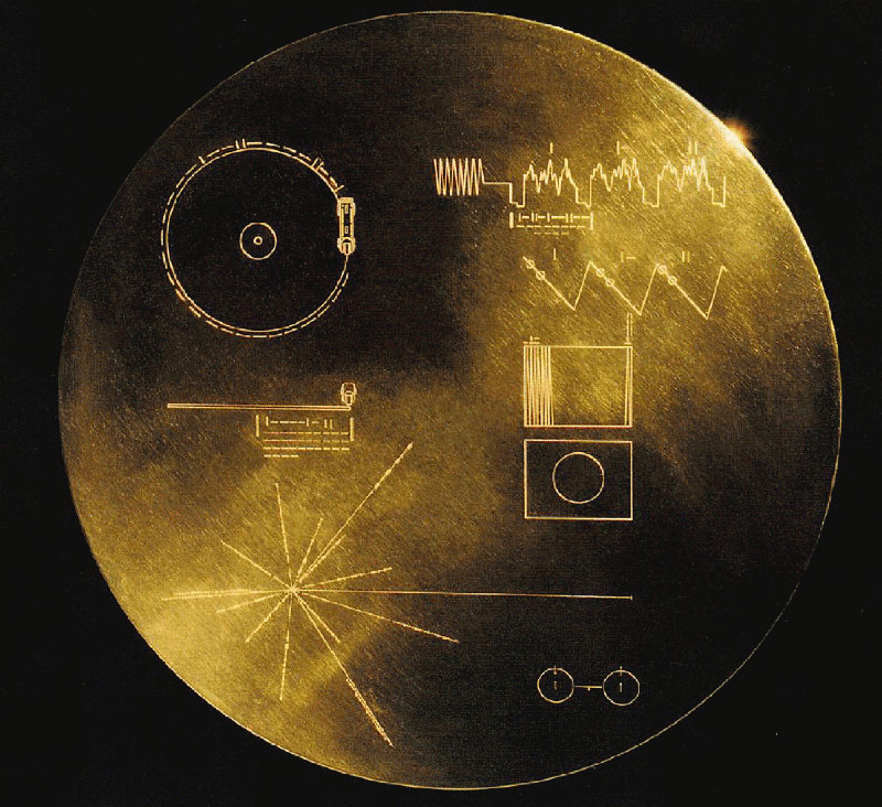 Disco dorado de las Voyager
