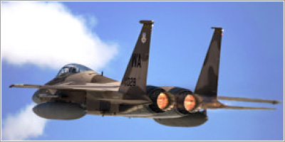 La derivas de los F-15 parecen diferentes por su remate