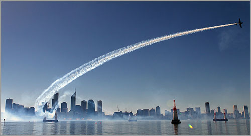 Arch en acción - Paul Kane / Getty Images for Red Bull Air Race