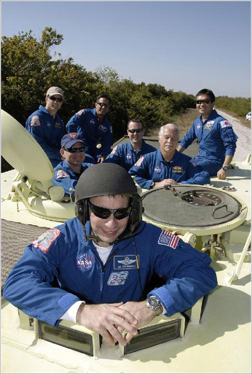 A bordo del M-113 - NASA/Kim Shiflett 