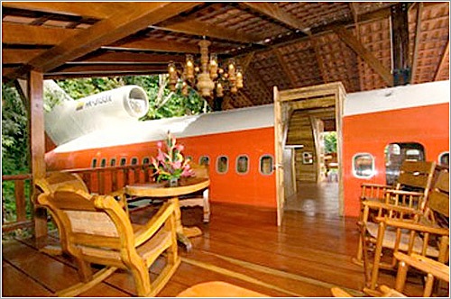 Hotel avión en Costa Rica