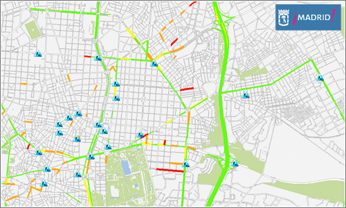 Estado del tráfico en Madrid
