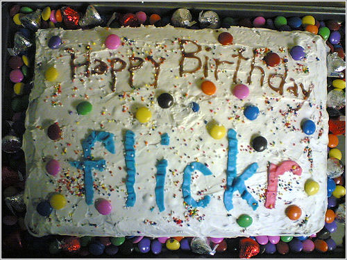 Happy Birthday Flickr!!! por caterina