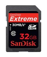 SanDisk Extreme, SDHC