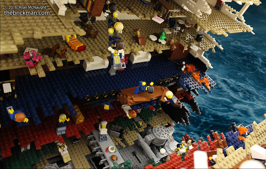 Lego Titanic (c) TheBrickMan.com