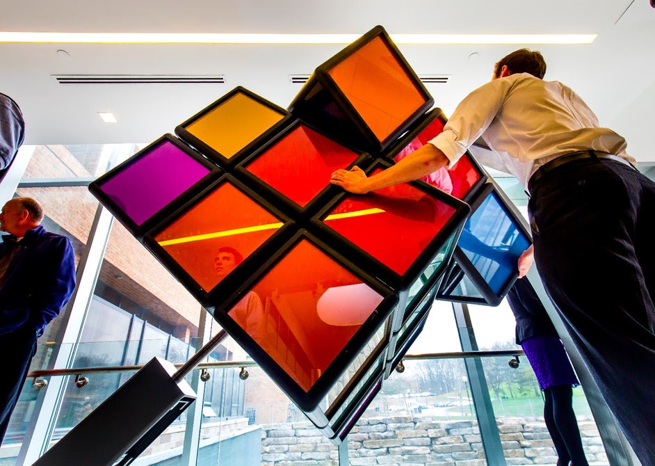 Un cubo de Rubik gigantesco / Universidad de Michigan