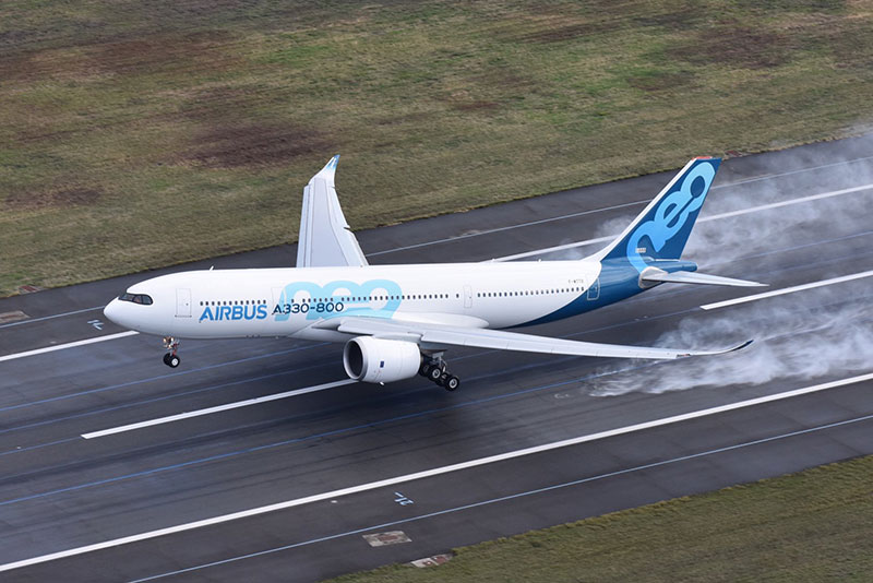 Primer despegue de un A330-800 neo – Airbus/J. V. Reymondon
