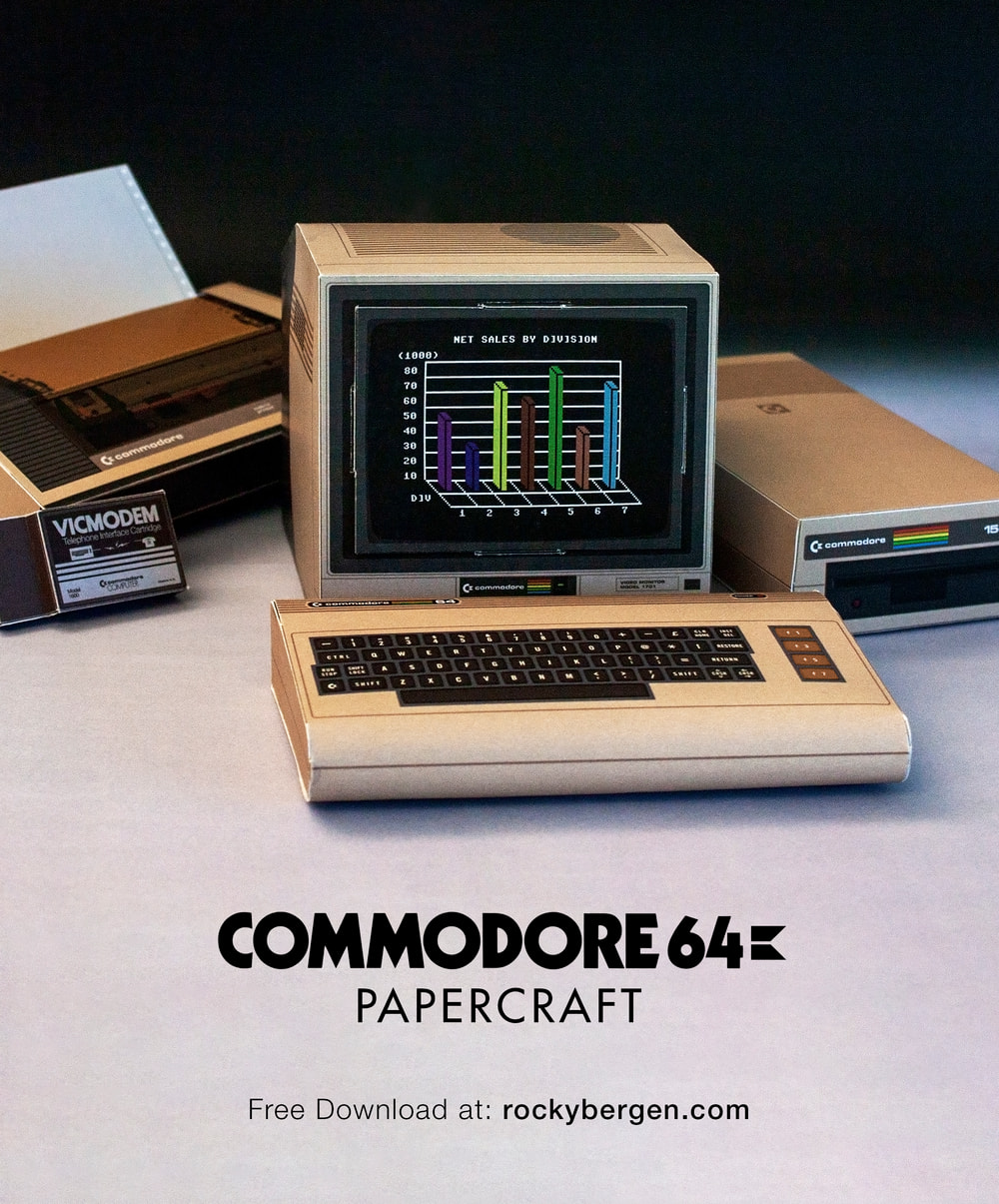 Commodore 64 Papercraft