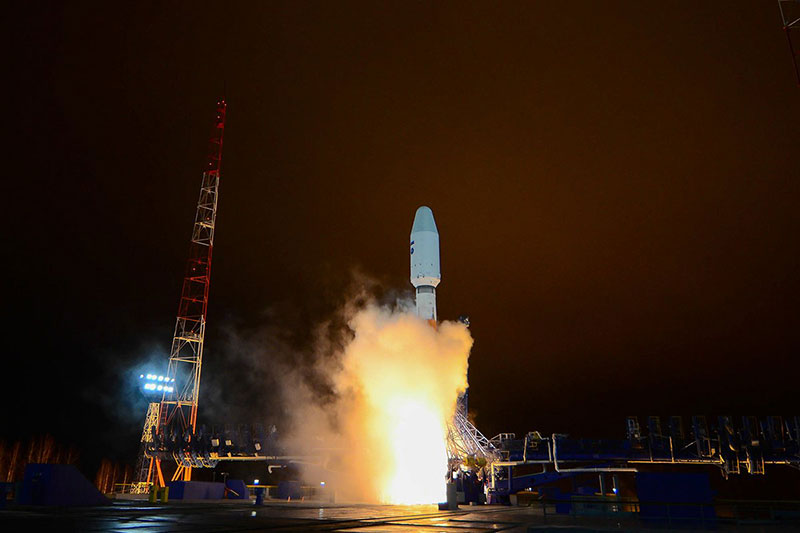 ¿Despegue del Soyuz 2-1b con el Lotos-S1 a bordo?
