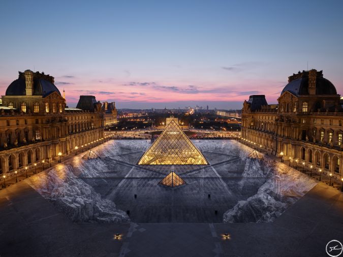 Louvre Pyramid / JR
