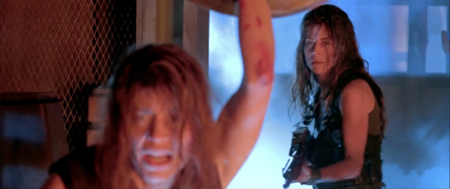 Linda Hamilton en Terminator 2