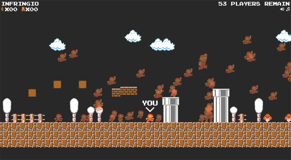 Mario Royale: una alocada versión multijugador del clásico juego de plataformas