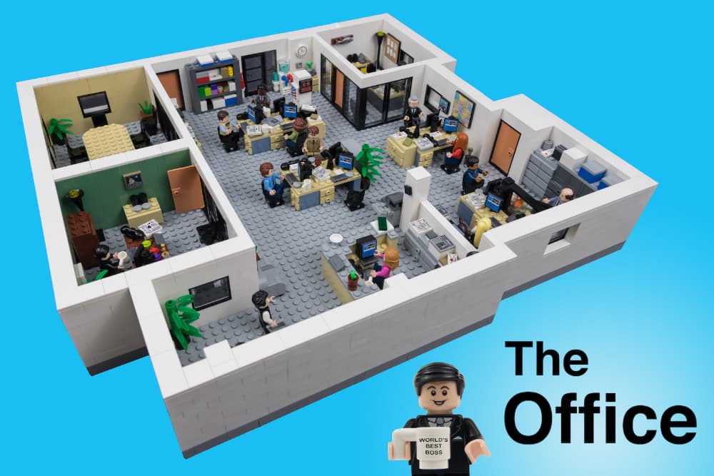 La oficina de Dunder Mifflin convertida en Lego, gran homenaje a «The Office»