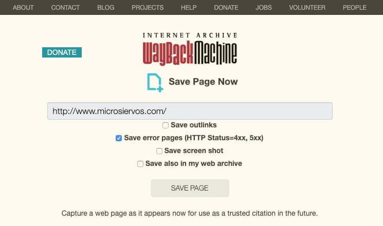 Wayback Machine / Archive.org