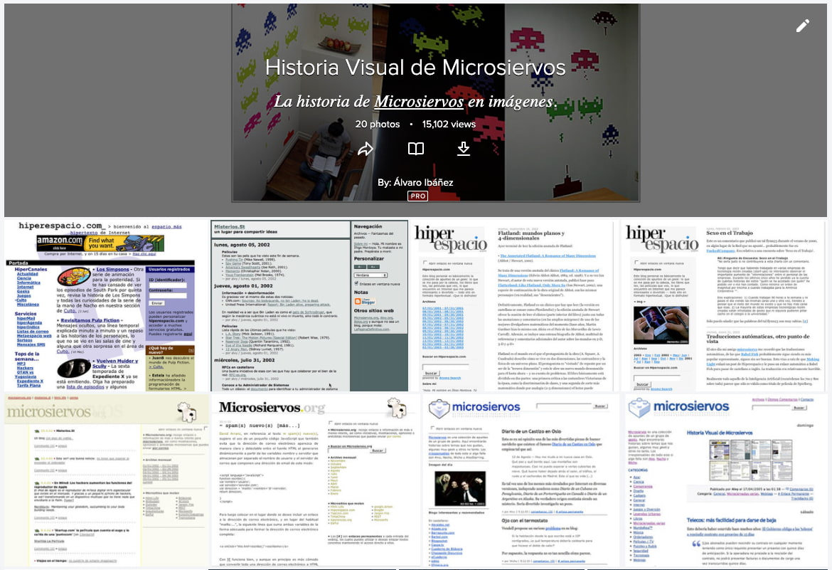 Historia Visual de Microsiervos