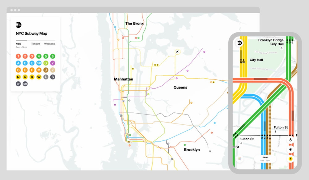 NYC MTA - The Map / Work and Co