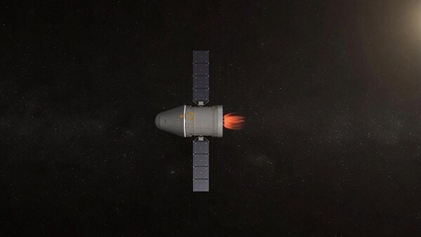 Impresión artística de la nueva nave en el espacio - CNSA