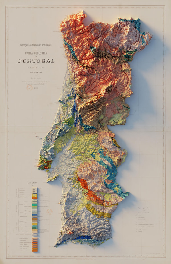 Carta Geologica de Portugal (1899) / Sean Conway