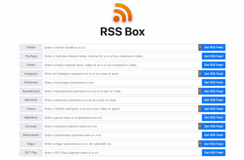 RSS Box