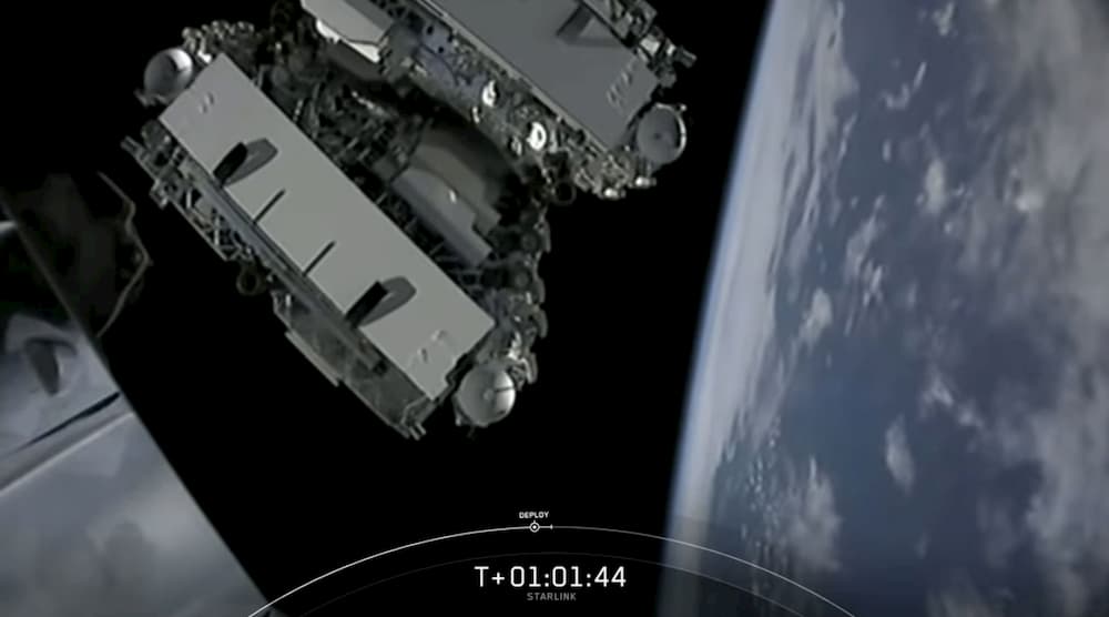 Despliegue de los satélites – SpaceX