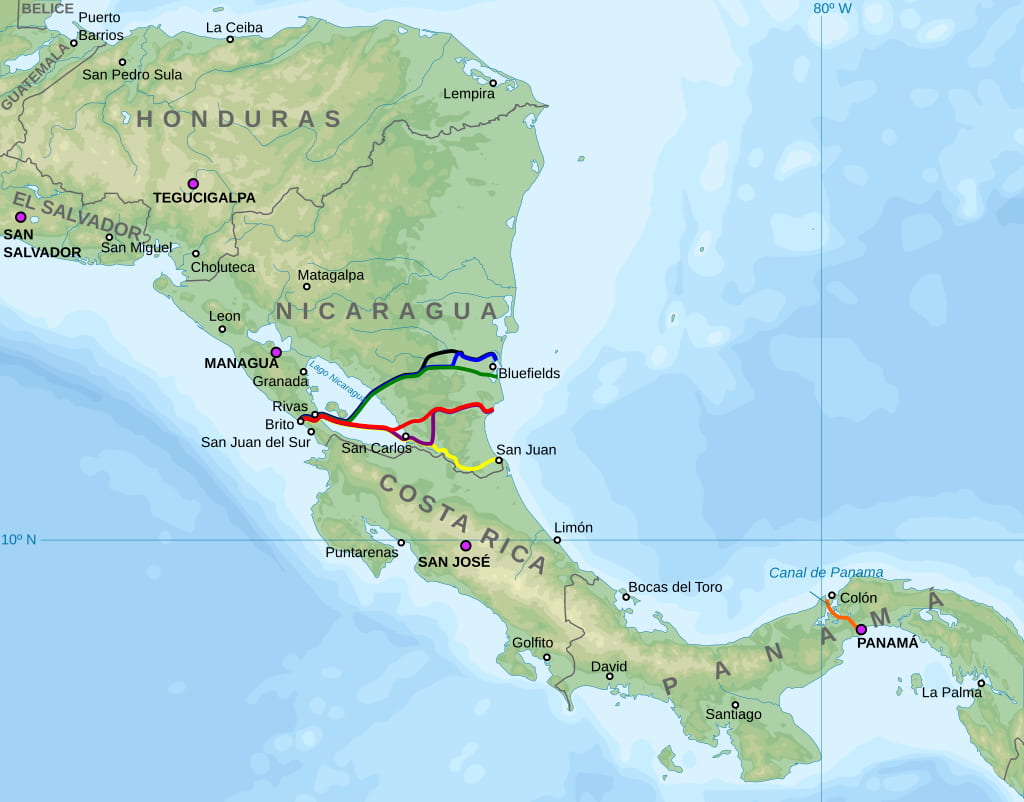 Propuestas para el Canal de Nicaragua