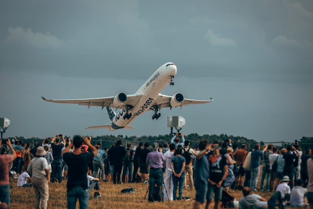 Un A350-1000 yéndose al aire – Airbus