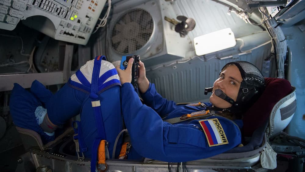 Anna Kikina entrenándose en una Soyuz – Roscosmos