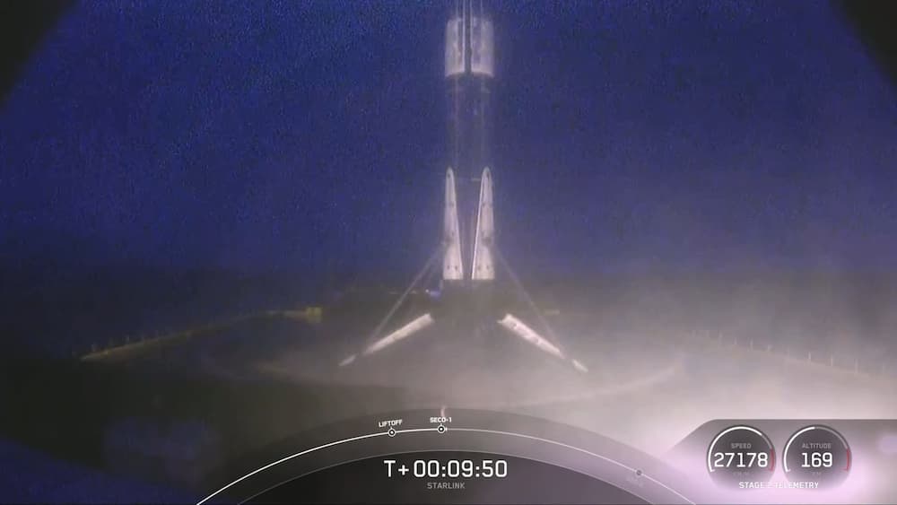 La B1051 tras su noveno aterrizaje – SpaceX