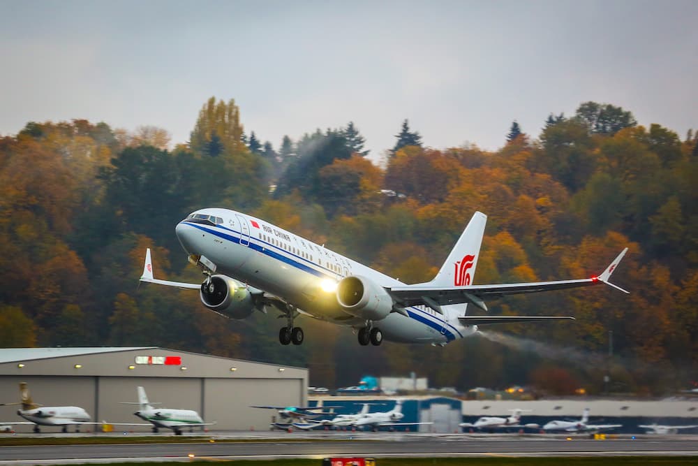 El primer 737 MAX 8 de Air China en su vuelo de entrega – Boeing