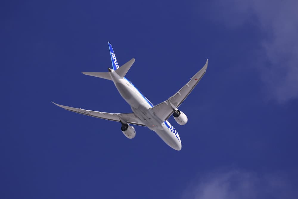 Un Boeing 787 de ANA en vuelo – ANA