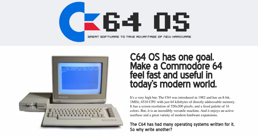 Make a Commodore 64 feel fast and useful | C64 OS