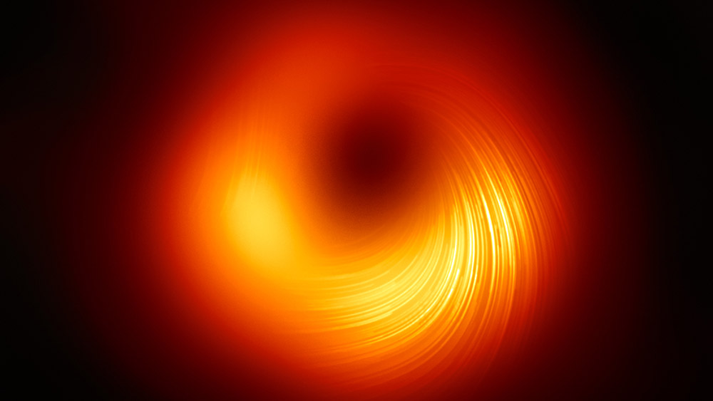 Vista del agujero negro supermasivo M87 en luz polarizada – EHT Collaboration