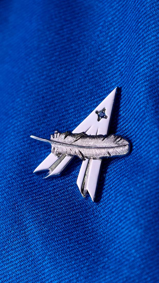 Pin de astronauta de Blue Origin