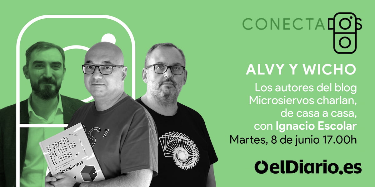 Entrevista en «Conectados» de ElDiario: Alvy y Wicho con Ignacio Escolar - martes 8 de junio a las 17.00h