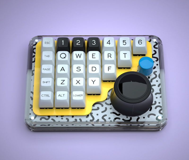 Memphis 25 - The Spacemouse macropad