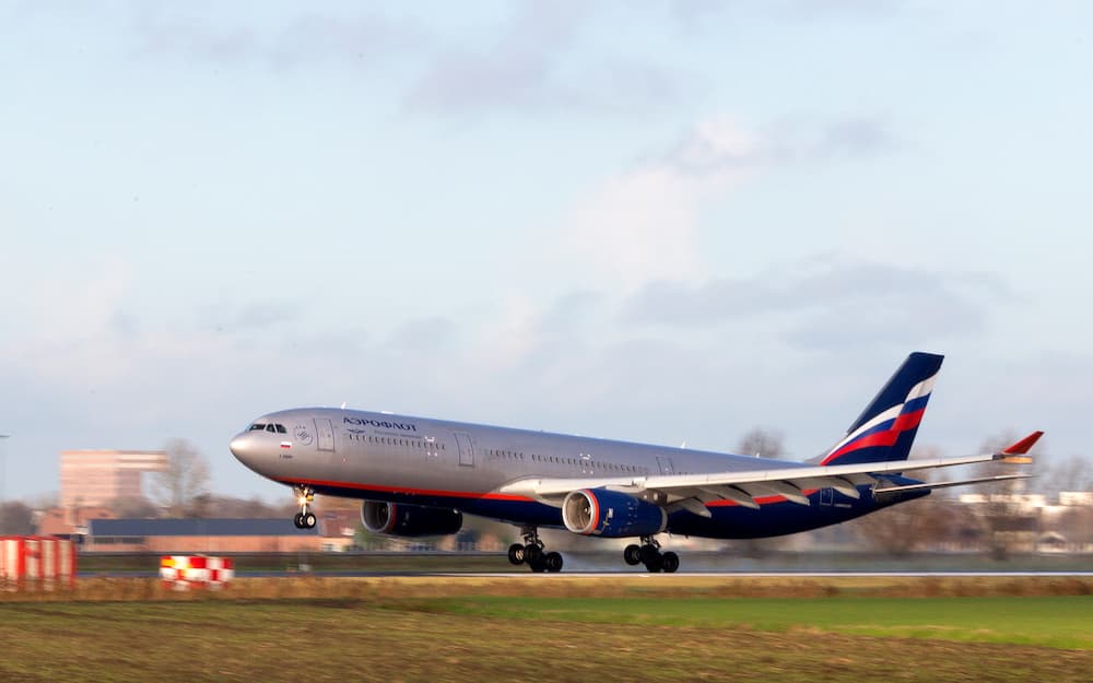 Un A330 de Aeroflot aterrizando en Ámsterdam – Wicho