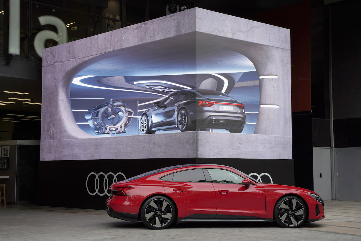 Audi RS e-tron GT en L’Illa / Foto: MLL/Microsiervos