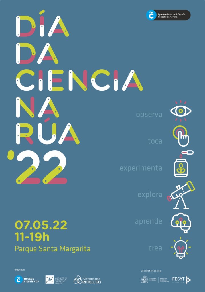 Cartel del XXVI Día de la Ciencia en la Calle