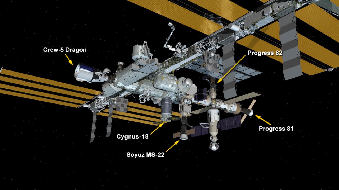 La cápsula de carga Cygnus 18 «S. S. Sally Ride» por fin está en la Estación Espacial Internacional