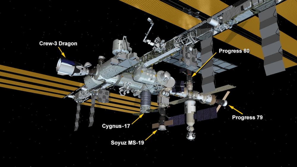 Configuración de la EEI tras la llegada de la Cygnus 17 – NASA