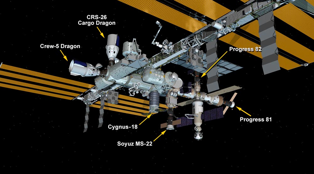La cápsula de carga Dragon 26 llega a la Estación Espacial Internacional
