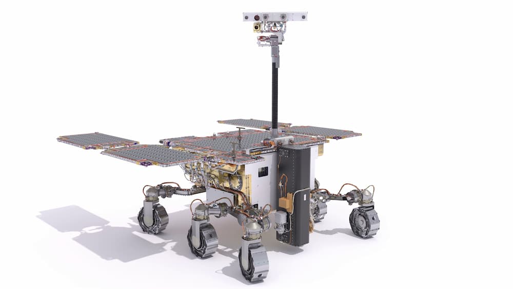 Impresión artística del rover Rosalind Franklin - ESA