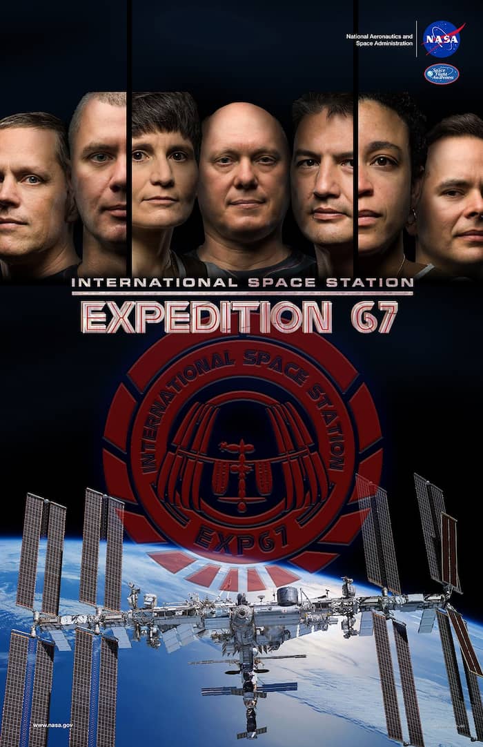 Póster promocional de la Expedición 67 – NASA