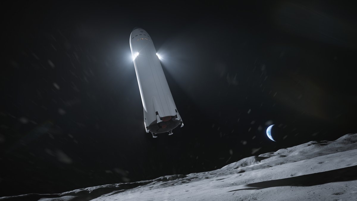 SpaceX construirá el aterrizador para bajar a la superficie de la Luna de la misión Artemisa 4