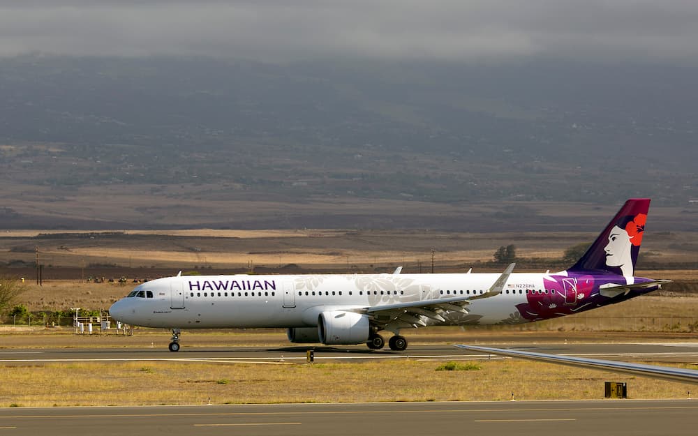 Un Airbus A321 de Hawaiian Airlines en Maui – Wicho